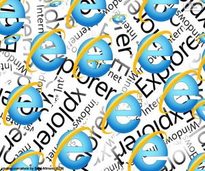 пазл Логотип Интернет Explorer